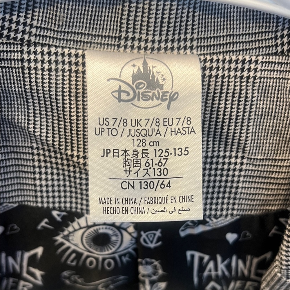 Disney Special Edition Cruella De Vil Blazer 7/8 Kids - Picture 2 of 12